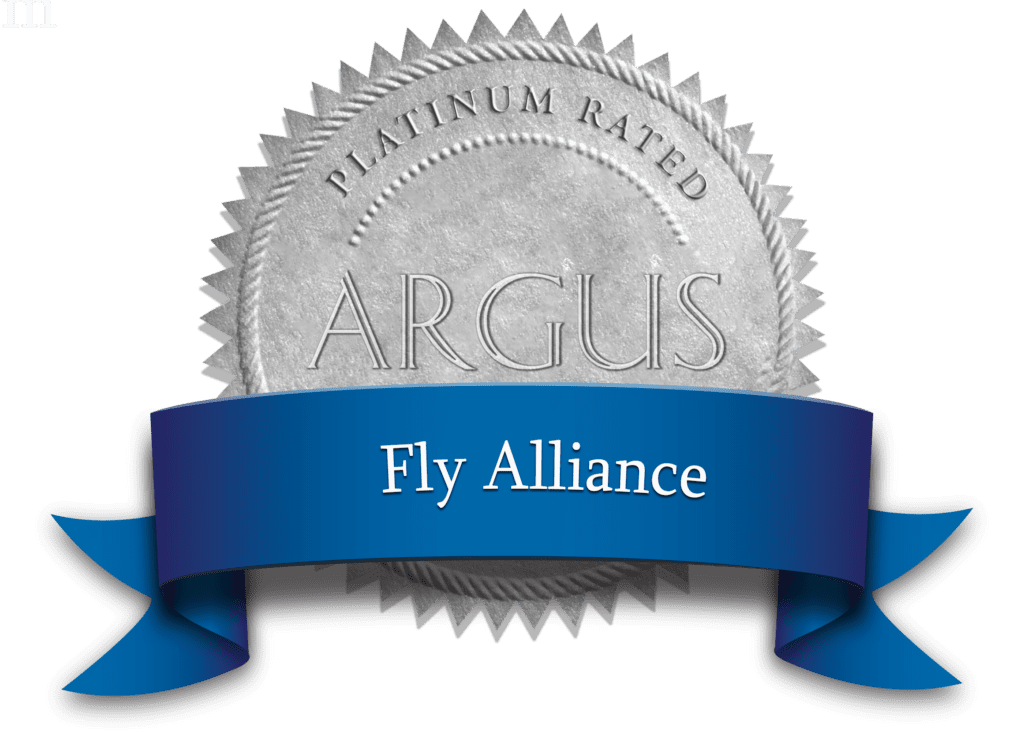 Platinum rated Argus Fly Alliance