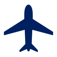 plane dark blue png