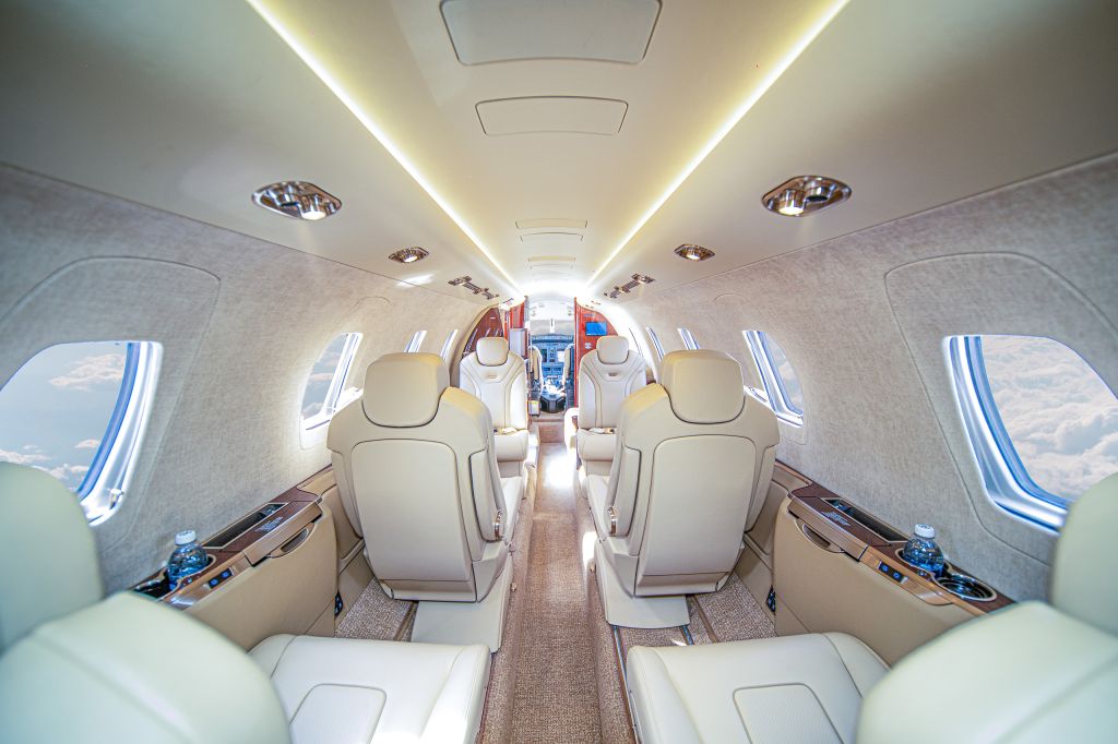 Looking aft down the cabin