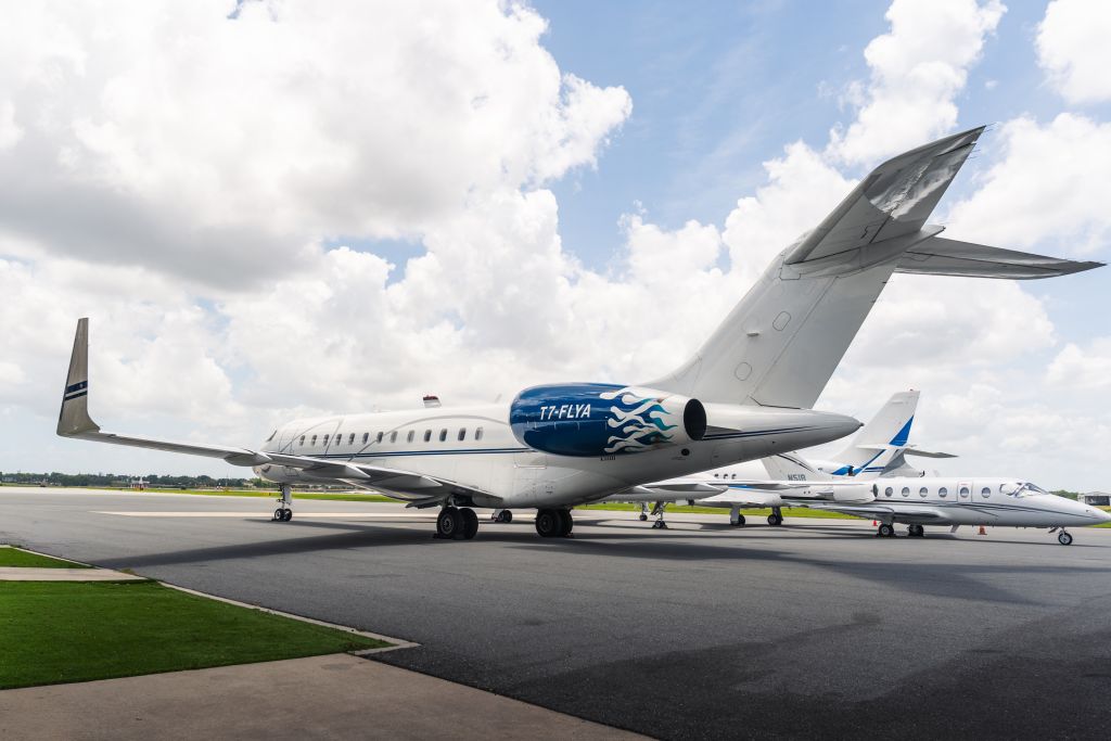 Empennage and Fly Alliance livery