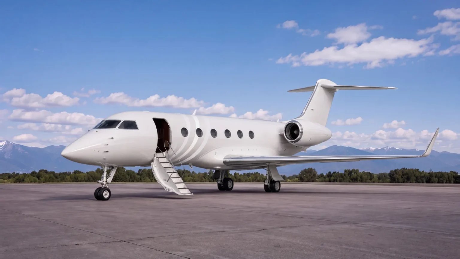 N444QC on the ramp